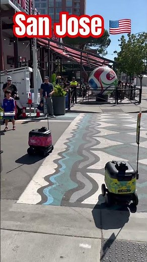 Colorful Delivery Bots Taking Over California! 🤖📦