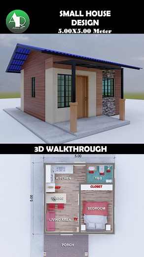295K views · 4.1K reactions | Small Simple House Dsign | Arkiricz 3D 2.0 | Facebook