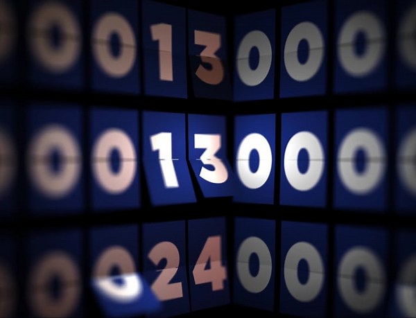 Numbers, Counter, Digits. Free Stock Video