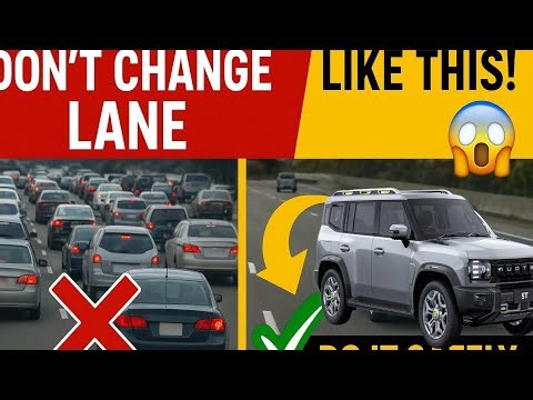 “Don’t Risk It! Safe Lane Changing Tips in Traffic Jam 🚦 | UAE Driving Guide”