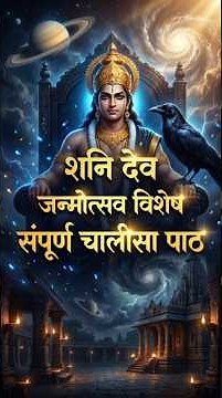 शनि देव संपूर्ण चालीसा | जन्मोत्सव विशेष | Shani Dev Chalisa Fast Lyrics #shanidev #shani #chalisa