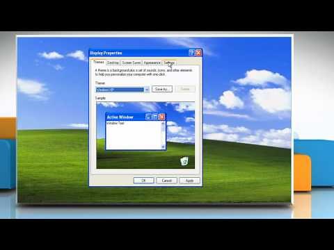 Windows XP: How to change the Screen Resolution