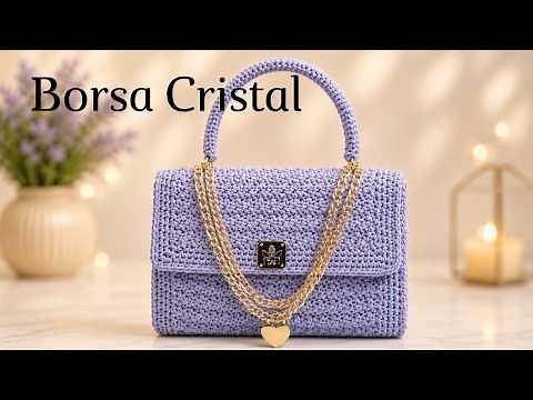 "The secret to a bag that shines with its own light: discover the Cristal technique! ✨💎"