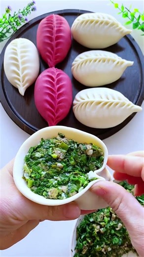 #This way of making dumplings looks good and tastes good