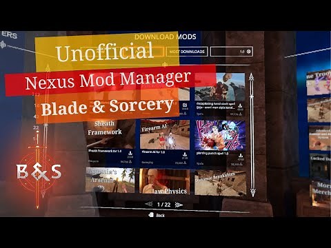 Unofficial Blade & Sorcery Nexus Mod Manager