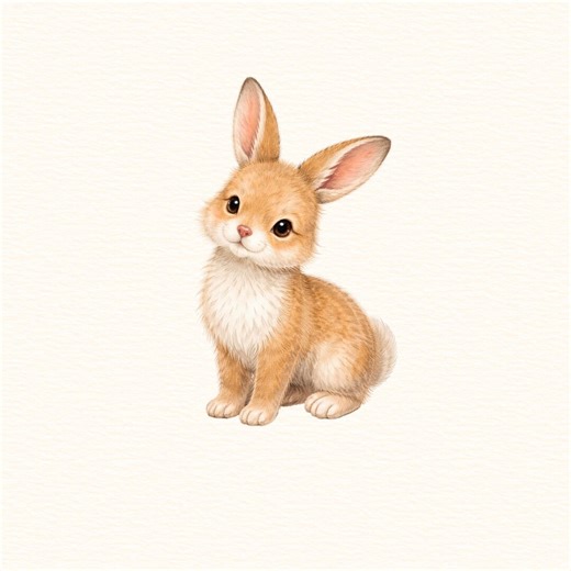 Whimsical Baby Rabbit Clipart, Nursery Animal Illustration, Woodland Bunny Art, Kids Nursery Decor, Digital Download PNG & JPG - Etsy Canada