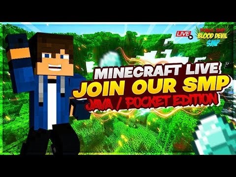24/7 Minecraft Public SMP With You | Free To Join || Java + PE | #minecraft #minecraftsmp #mcpe