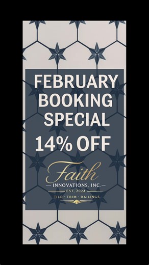 Great design isn’t loud — it’s intentional. At Faith Innovations, Inc., we believe the smallest details create the biggest impact. From perfectly aligned tile to clean, refined trim and custom railings built to last, every project is handled with care, precision, and purpose. 📅 Book your February project and receive 14% off 📩 Message us today to start your consultation Craftsmanship you can see. Quality you can feel. Refined Details. Elevated Living. #faithinnovationsinc #customcraftsmanship #