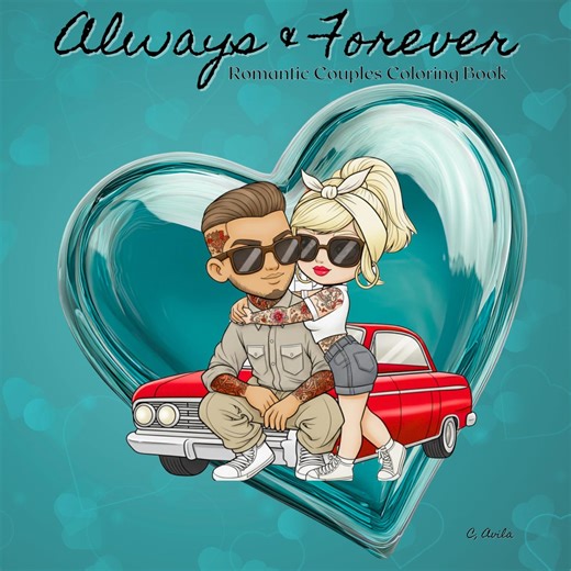 Romantic Couples Coloring Book • Love Story Designs (digital Download) - Etsy