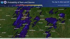 48K views · 34 reactions | Animation showing probability and timing for severe weather potential this afternoon. Storms today will develop across east-central MN this afternoon and shift east into western WI this evening. | US National Weather Service Twin Cities Minnesota | Facebook