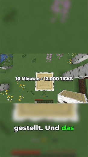 Minecraft, aber ich habe nur 10 MINUTEN?! ⏳🔥 #shorts