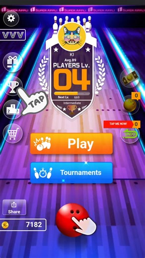 The more you play, the higher your achievement level will be. When you reach "Super" you can brag to everyone!✨ Play now -> https://fb.gg/play/sa-thebowlingclub | The Bowling Club