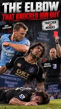 Ben Thatcher vs Pedro Mendes: The Elbow That Shocked the Premier League #premierleague