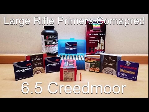 Large Rifle Primer Evaluation using 6.5 Creedmoor