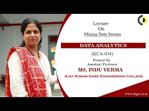 ''Mining Data Stream'' Data Analytics Lecture 03 By Ms Indu Verma, AKGEC