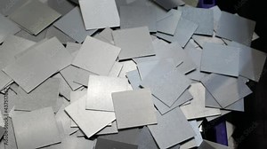 The process of making metal plates in production. Stock Video