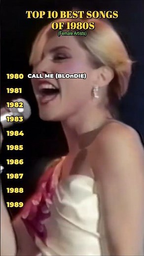 Best songs of 1980’s (Female Artists) #nostalgia #80smusic #flashback #80s #music