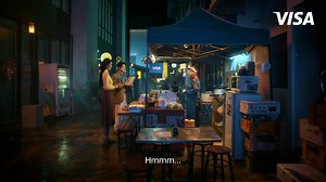 Wherever you dine, your romantic night is safe with Visa's 500 layers of security. | Visa