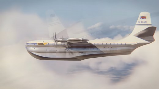 Watch the rise and fall of the world’s giant flying boats