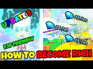 HOW TO GET RICH *FAST* IN THE NEW *UPDATE 5* F2P FRIENDLY (pet simulator 99)