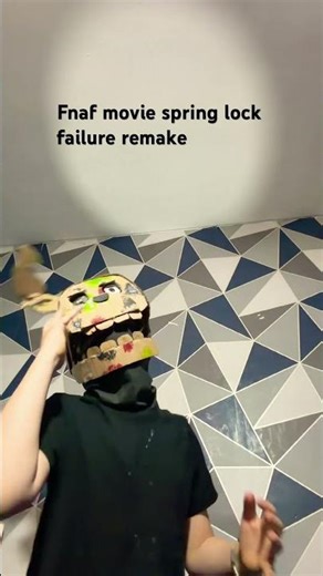 I remade the spring lock failure from Fnaf 1 movie ￼