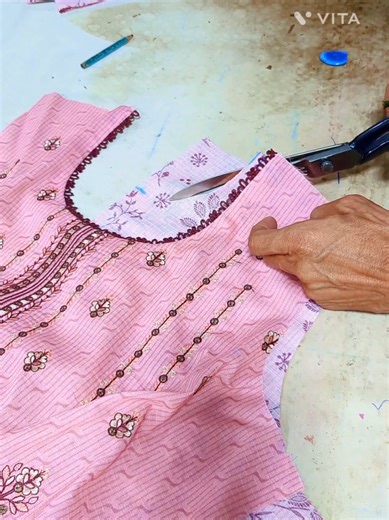 Kurti Kameez Back Gala Banane Ka Tareka