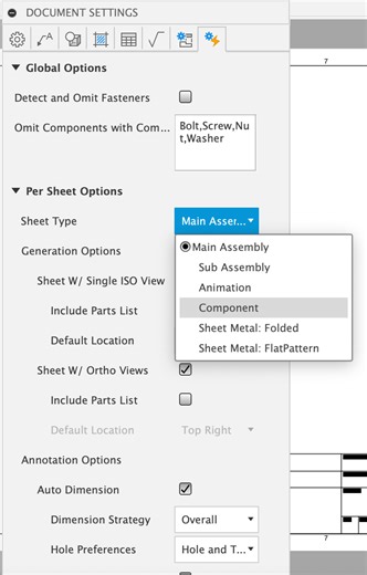 Automated Drawing Dimension Defaults Not Applying
