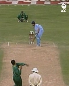 Relive how Ajay Jadeja’s blazing cameo of 45 from 25 powered India to a match-winning total in the 1996 ICC Cricket World Cup quarter-final against Pakistan 👊 | ICC - International Cricket Council
