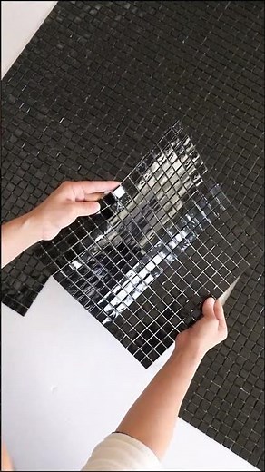 Black Water Glass Mosaic Tile | Modern & Elegant Design for Wall and Pool