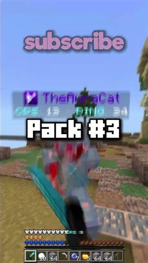 BEST Minecraft PvP Texture Packs... #shorts