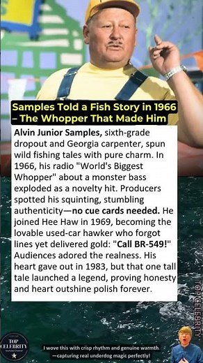 Samples Told a Fish Story in 1966 – The Whopper That Made Him