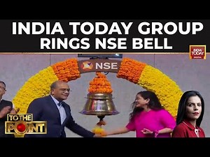 India Today Group Turns 50: Aroon Purie Rings NSE Bell, Vows to Serve India with Integrity