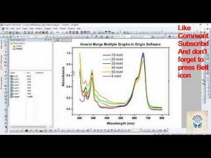 How to Merge Multiple Graphs in Origin Software