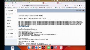 zabbix5 oracle19c with ODBC