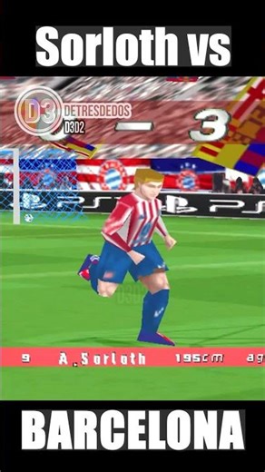 Sorloth vs Barcelona #barcelona #fcb #sorloth #atm #atleticomadrid #laliga #atletico #ps1 #we2002