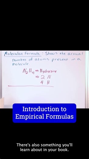 Learn Algebra, Calculus, Physics, Chemistry & Engineering at: MathAndScience.com Intro to the Empirical Formula | Mathandscience.com