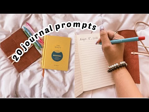20 journal prompts for self love and self discovery