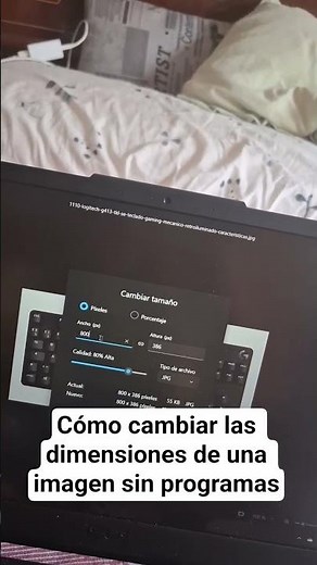 Cómo cambiar el tamaño de una imagen ¡sin usar programas!