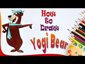 How to Draw Yogi Bear || Drawing yogi bear || Easy drawing