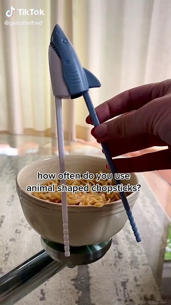 Fun Shark Chopstick Wrapper Boat for Kids Meals