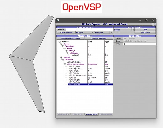 OpenVSP Attributes - NASA