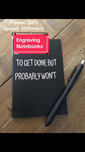 Engraving Notebooks with Xtool S1: A DIY Guide