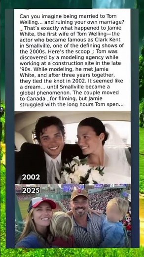 How Tom Welling’s Success Ruined His Marriage with Jamie White and Changed Their Lives Forever