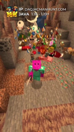 Intense Minecraft Manhunt Clip: Daquavis in Action