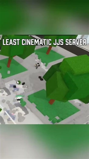 most cenematic tsb server vs least cinematic jjs server #roblox #shorts #jjs #tsb #memes #shorts