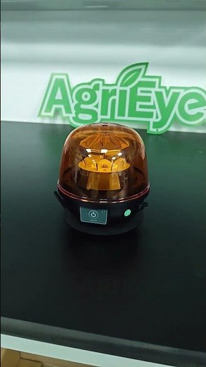 W08B amber battery powered beacon light, wireless magnetic rotating warning lights for trucks