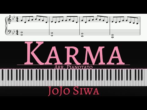 JoJo Siwa - Karma | Piano cover by Pianotato