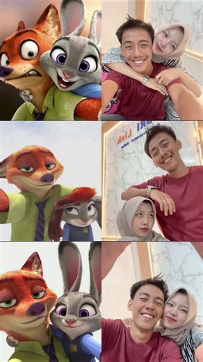 gemass 🤏🏻💗@𝘾𝙖𝙩𝙜𝙖𝙣𝙠🐈 Rubah dan kelinci zootopia🦊🐰 #bucin #fyppppppppppppppppppppppp