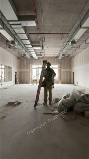 Gym Transformation | Empty Hall to Modern Fitness Center Timelapse #interiordesign #beforeafter