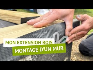 🏗️ Chantier Ossature Bois : Pose des Lisses & Montage d’un Mur | Mon Extension Bois